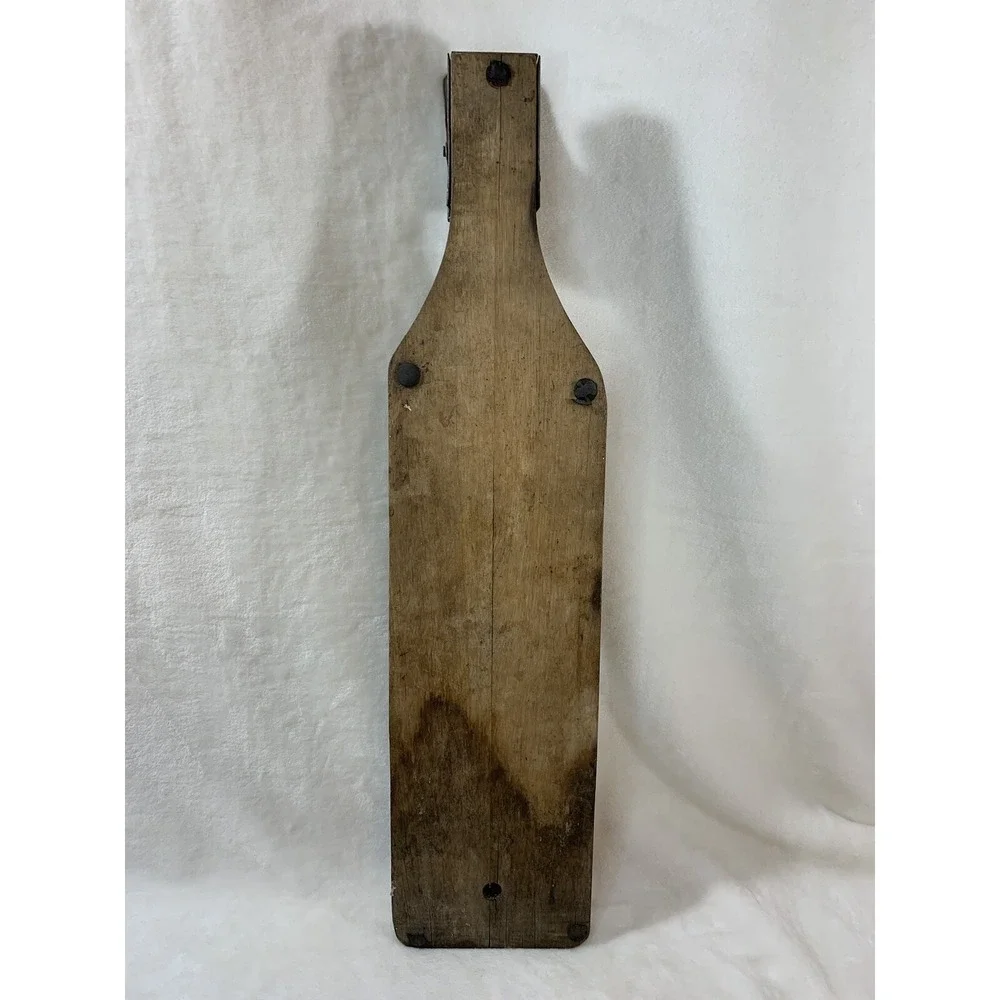 Vintage Wooden Fish Scaler Cleaning Skinner Filet Board Tail Clamp 23
